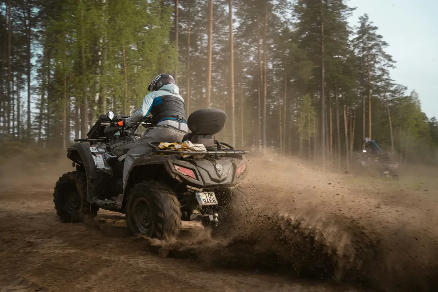Person on a quad